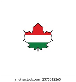 Ungarische Flagge - Vektorgrafik