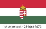 Hungary Flag Illustration Premium Quality High Resolution 300DPI