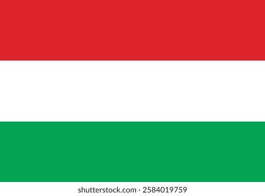 Hungary flag illustrator national of vector