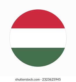 La bandera de Hungría es una simple ilustración del día de la independencia o de las elecciones