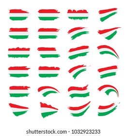 Hungary flag, vector illustration