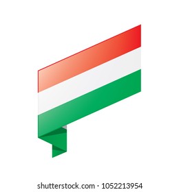 Hungary flag, vector illustration