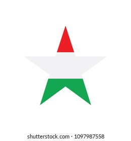 Hungary flag, vector illustration