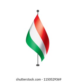 Hungary flag, vector illustration