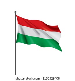 Hungary flag, vector illustration