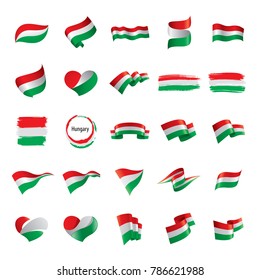 Hungary flag, vector illustration