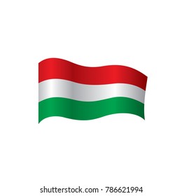 Hungary flag, vector illustration
