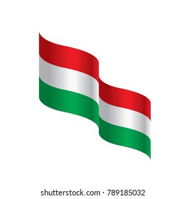 Hungary flag, vector illustration