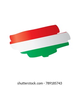 Hungary flag, vector illustration