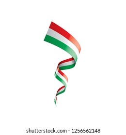 Hungary flag, vector illustration on a white background