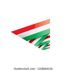Hungary flag, vector illustration on a white background