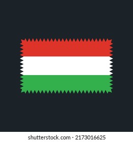 Hungary Flag Vector. National Flag