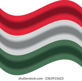 hungrige Flagge mit Windsymbol