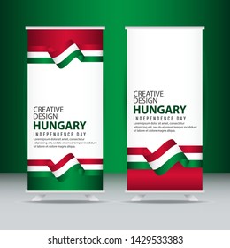 Hungary Independence Day Celebration Creative Design Illustration Vector Template