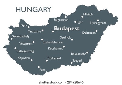 Hungary Map