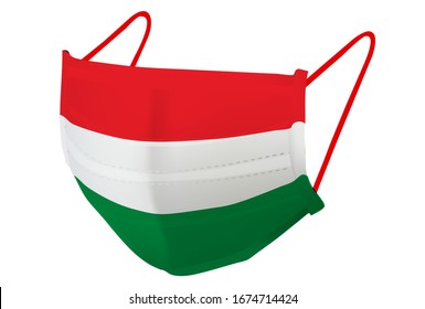 Hungary Mask Flag Prevention Icon