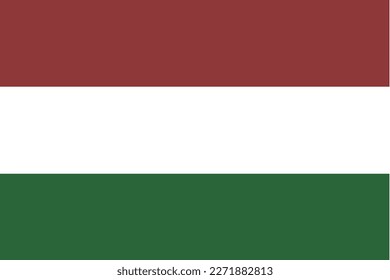 Hungary national flag
vector illustration