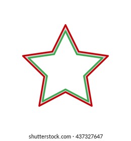 Hungary star icon Vector