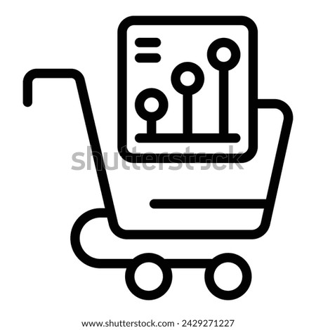 Hunger rate icon outline vector. Food crisis problem. Agricultural poverty growth