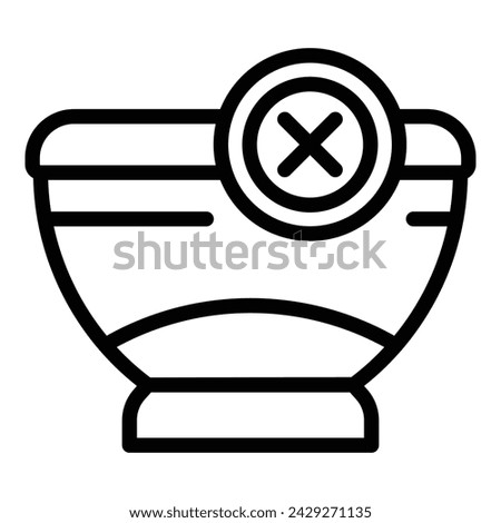 Hunger struggle icon outline vector. Food shortage. Famine and poverty collapse