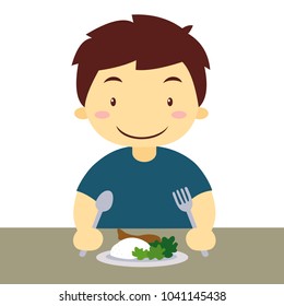 Cartoon Eating Food Images, Stock Photos & Vectors | Shutterstock