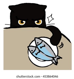 Hungry cat