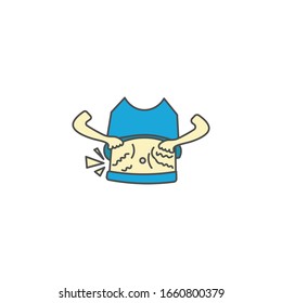 hungry person icon design templates