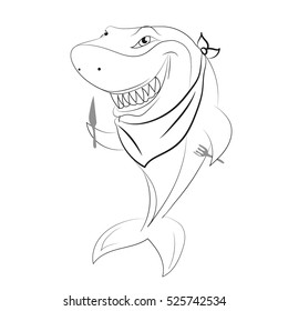 Hungry shark