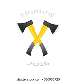 Hunt 2016 two axes in the circle logo