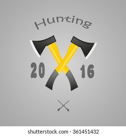 Hunt 2016 two axes in the circle logo