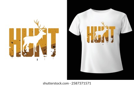 Hunt and Hunting T-Shirt Design 2025