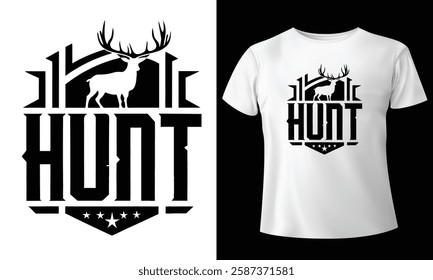 Hunt and Hunting T-Shirt Design 2025