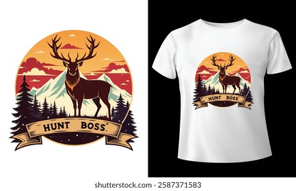 Hunt and Hunting T-Shirt Design 2025