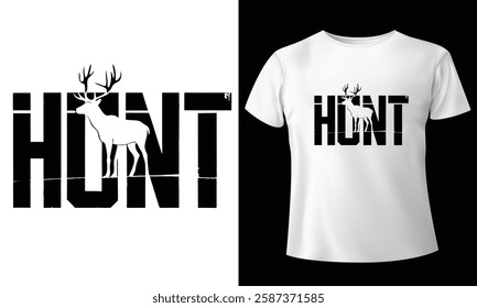 Hunt and Hunting T-Shirt Design 2025