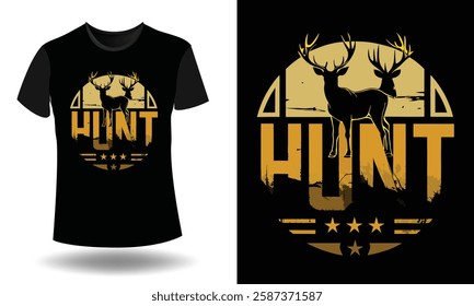 Hunt and Hunting T-Shirt Design 2025