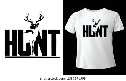 Hunt and Hunting T-Shirt Design 2025