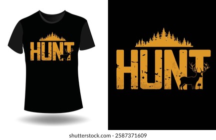 Hunt and Hunting T-Shirt Design 2025