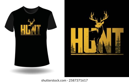 Hunt and Hunting T-Shirt Design 2025