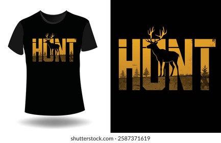 Hunt and Hunting T-Shirt Design 2025