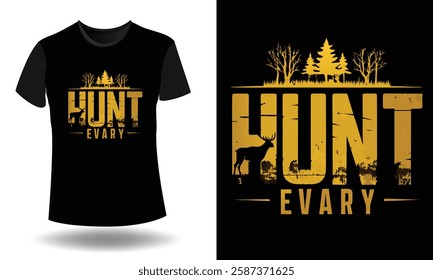 Hunt and Hunting T-Shirt Design 2025