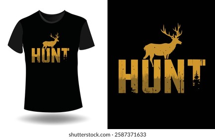 Hunt and Hunting T-Shirt Design 2025