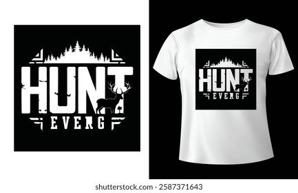 Hunt and Hunting T-Shirt Design 2025