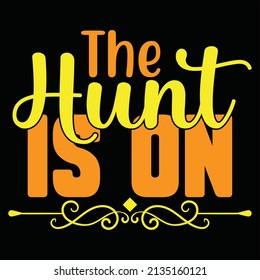 The Hunt Is On, vector file.