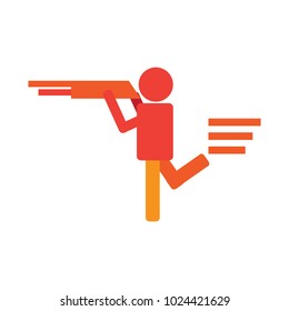 Hunt Run Logo Icon Design