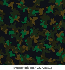Hunter Abstract Background. Green Vector Pattern. Urban Camo Paint. Seamless Army Print. Tree Brown Canvas. Woodland Vector Camouflage. Seamless Brush. Fabric Brown Texture. Digital Beige Camouflage.
