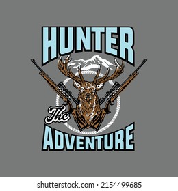 Hunter Adventure a hunting poster