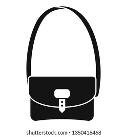 Hunter bag icon. Simple illustration of hunter bag vector icon for web design isolated on white background