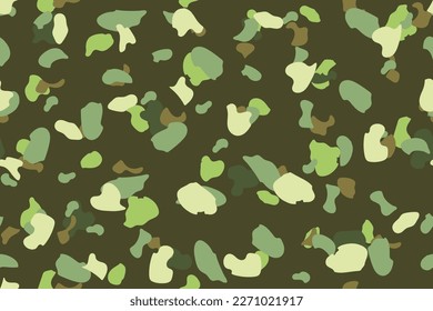 Patrón pekinés de hambre. Patrón Verde Moderno. Khaki Camo Paint. Camuflaje digital beige. El Ejército Brown Grunge. Camuflaje sin vectores. Campaña de vectores militares. Impresión sin inconvenientes. Pincel Camo de Woodland.