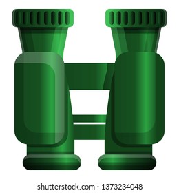 Hunter binocular icon. Cartoon of hunter binocular vector icon for web design isolated on white background