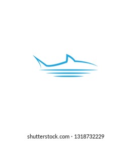 Hunter blue shark icon